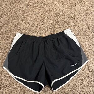 Nike Black and White Running Shorts